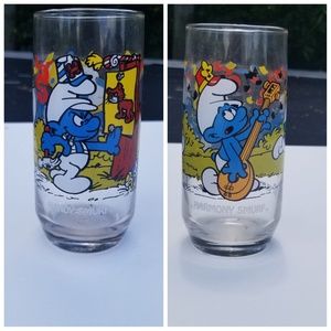 Vintage - 1983 Harmony & Handy Smurf Cup
